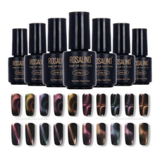 Vernis à Ongles Magnétique Magique Madame Cosmetique PACK DE 6 COULEURS + AIMANT MAGIQUE D'ART D'ONGLES